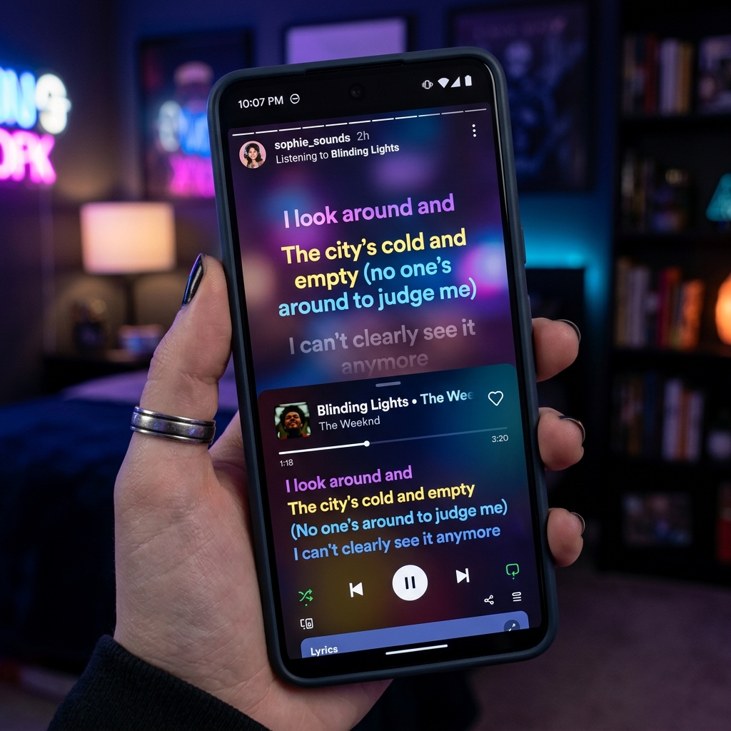 ¿Cómo agrego las letras de mis canciones en Instagram Stories y Spotify?